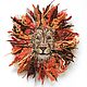 Handmade Fire Lion Pin Brooch, Brooches, Tver,  Фото №1