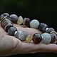 JI 6 Eye Talisman Bracelet - agate Botswana, citrine, silver. Ji bead. Jewerly for Happiness. Online shopping on My Livemaster.  Фото №2