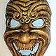 Order Samurai Mask - natural wood. Art Branch Org (ArtBranchOrg). Livemaster. . Panels Фото №3