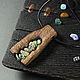 Деревянный кулон из ореха с натуральными камнями. Кулон. Dzheminy Home. Ярмарка Мастеров.  Фото №5