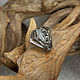 Серебряное кольцо с кристаллом аквамарина "Горизонт". Кольца. BlackTree (InSilver). Ярмарка Мастеров.  Фото №4