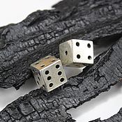 Активный отдых и развлечения handmade. Livemaster - original item Backgammon dice made of 925 sterling silver HH0121. Handmade.