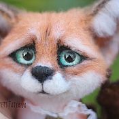 Куклы и игрушки handmade. Livemaster - original item Author`s felted toy fox cub with wings. Handmade.