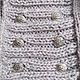 Grey knitted vest (52-54 r-r) and shiny beads. Vests. Selberiya shop. My Livemaster. Фото №5