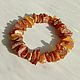 Medicinal Amber bracelet made of raw amber, Bead bracelet, Kaliningrad,  Фото №1