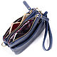 Order Women's leather bag 'Helga' (blue). Russian leather Guild. Livemaster. . Crossbody bag Фото №3