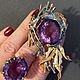 Wish Fulfillment pendant with 55-Karat amethyst!. Pendant. SELENA. Online shopping on My Livemaster.  Фото №2