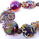 Bracelet Lilac whim. Bead bracelet. Lyudmila DemidoVa jewelry from glas. Online shopping on My Livemaster.  Фото №2