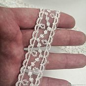 Материалы для творчества handmade. Livemaster - original item Lace:Milk lace 17 mm. Handmade.