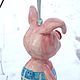 Bell 'Piglet'. Bells. author's ceramics. Online shopping on My Livemaster.  Фото №2
