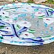 Заказать Блюдо  "Цветочное" тарелка из стекла. Фьюзинг. glass.art.boutique. Ярмарка Мастеров. . Наборы посуды Фото №3