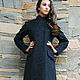 Women's coat with embroidery.wool coat 'Elegance', Coats, Vinnitsa,  Фото №1