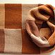 Шарф вязаный шерстяной unic "Нуга". Шарфы. Вязаный текстиль (knitted textiles). Ярмарка Мастеров.  Фото №4