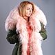 Parka fur (pink). Parkas jacket. BOHO-PARKA. Online shopping on My Livemaster.  Фото №2