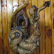 Для дома и интерьера handmade. Livemaster - original item Snake spectacled. Live healthy. TV.. Handmade.