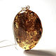 Very large pendant made of natural Baltic amber(478). Pendant. amber-kaliningrad. My Livemaster. Фото №5