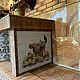 Kitchen Apron Tiles and Tiles: Hen with chickens. Tile. ArtFlera (artflera). My Livemaster. Фото №5