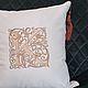 Decorative pillow 'Monogram K'. Pillow. VintagDreams. Online shopping on My Livemaster.  Фото №2