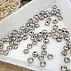 20 PCs. Bead caps 3 mm STEEL (1674), Accessories for jewelry, Voronezh,  Фото №1