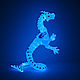 Светящийся водный микро шарнирный дракон BJD (БЖД) Гребневик, Шарнирная кукла, Москва,  Фото №1