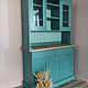 Order Kitchen furniture:Sideboard made of solid dark green. Joinery in Altai. Livemaster. . Kitchen Фото №3