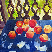 Картины и панно handmade. Livemaster - original item Picture. Apples in the veranda. Handmade.