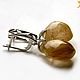 Rutilated quartz 'World without borders'earrings with rutile quartz. Earrings. Design jewelry. My Livemaster. Фото №6