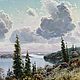 Река Волга. Картины. Илья, Магия красок (magicofcolour). Интернет-магазин Ярмарка Мастеров.  Фото №2