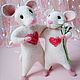 Felt toy: mice made of wool, Felted Toy, Dimitrovgrad,  Фото №1