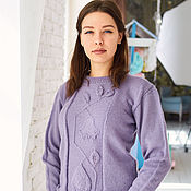 Одежда handmade. Livemaster - original item Women`s sweater - lavender. Handmade.