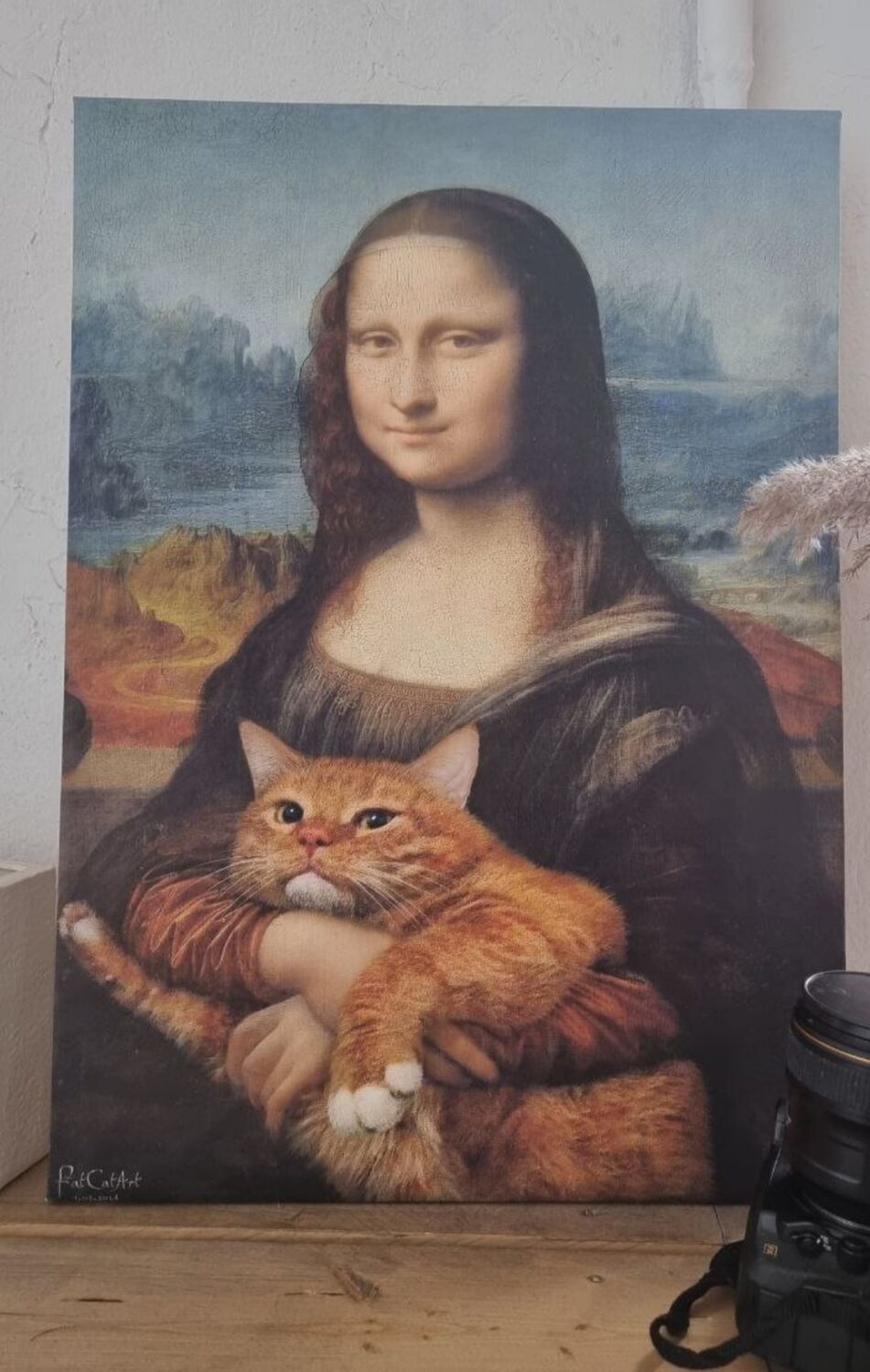 Мона Лиза с котом