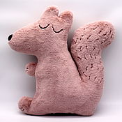 Для дома и интерьера handmade. Livemaster - original item Interior toy Sleepy Squirrel made of fur. Handmade.