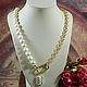 Necklace 'Laura' natural baroque pearls, Necklace, Saratov,  Фото №1