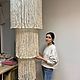 Заказать Макраме люстра из бахромы для ресторана как в Шоколаднице. Zaf macrame. Дизайнерский свет. Ярмарка Мастеров. . Люстры Фото №3