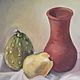 Oil painting light white pink quince pumpkin. Pictures. elviramaistruk. Online shopping on My Livemaster.  Фото №2