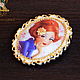 Vintage Brooch Vintage, Brooch for women, girls, Cameo Brooch. Brooches. Дом креативного декора
        Wedge Magic. Online shopping on My Livemaster.  Фото №2