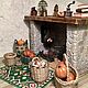 Корзинка для кукольного домика аксессуары для кукол миниатюра 1:12. Мебель для кукол. KOTOMKA_NV кукольная миниатюра 1:12. Ярмарка Мастеров.  Фото №4