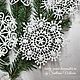 MARKDOWN! Snowflakes lace white. Christmas tree toys for the New Year. Christmas decorations. Svetlana Happy Embroidery. Online shopping on My Livemaster.  Фото №2