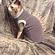 Order Clothing for cats ' t-shirt fleece-Tenderness'. Happy-sphynx. Livemaster. . Pet clothes Фото №3