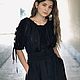 Order Boho Arabella dress made of cotton sewing summer black. PolMary. Livemaster. . Dresses Фото №3