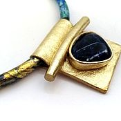 Украшения handmade. Livemaster - original item Space pendant necklace with sodalite. Handmade.