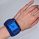 Men's wrist watch. Blue watch. Watches. FamilySkiners. My Livemaster. Фото №4