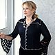 Вязаный крючком жакет Леди. Пиджаки. Станиславская Оксана. Ярмарка Мастеров.  Фото №4