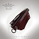 Заказать Ключница из кожи - Keyholder Bordo Fringe. ACCESSORIES by ANGELDEMONS. Ярмарка Мастеров. . Брелок Фото №3
