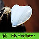 Медиатор из белого перламутра: Pearl Heart, Медиаторы, Жуковский,  Фото №1
