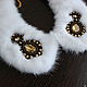 White collar necklace with fur white mink fur collar. Collars. Roskoch Meha. Online shopping on My Livemaster.  Фото №2