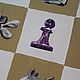Данная рельефная картина `Шахматная иллюзия` написана на холсте акриловыми красками, рельефные элементы из текстурной пасты.