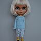 Кукла Блайз блондинка(Blythe Doll) custom, ooak doll. Шарнирная кукла. Blythe Dolls by Elena Khromova. Ярмарка Мастеров.  Фото №4