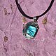 Кулон с лабрадоритом "Перо". Кулон. Karma-jewelry. Интернет-магазин Ярмарка Мастеров.  Фото №2