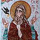 Икона из мозаики `Пророк Илия`